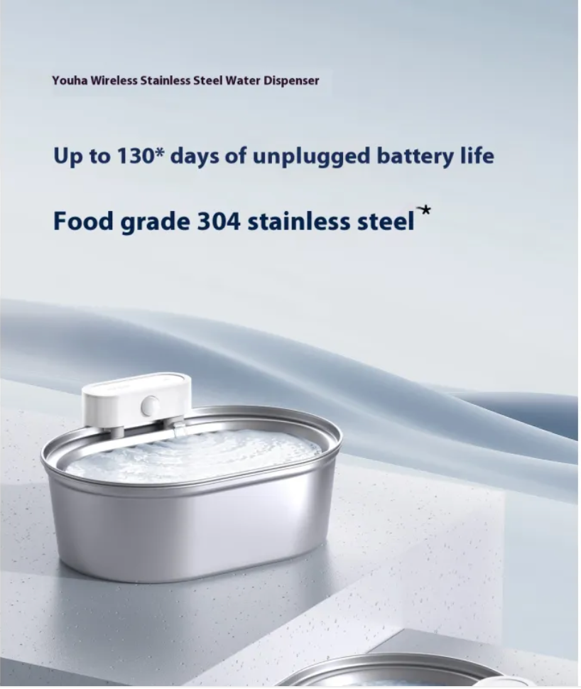 Uha Stainless Steel Pet Bowler
