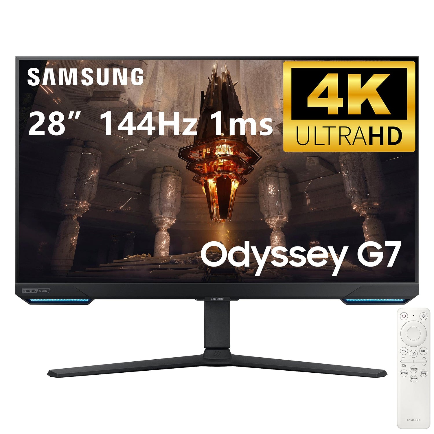 Samsung Odyssey G70B 28” 4K HDR Gaming Monitor